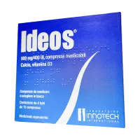 Фото Идеос (Кальция карбонат, Колекальциферол) таблетки жевательные №60 (4*15)