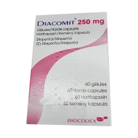 Фото Диакомит (Стирипентол) капс. 250мг №60
