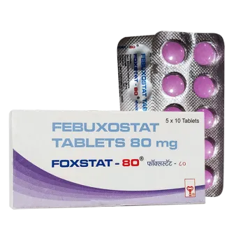 Фебуксостат (Foxstat) :: Азурикс аналог :: таб. 80мг №30