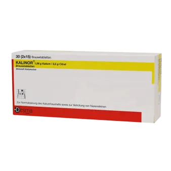 Калинор (Калия цитрат) шипучие таблетки 30шт