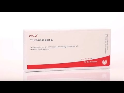 Видео о препарате Тиреоидеа композитум ампулы 1мл №10